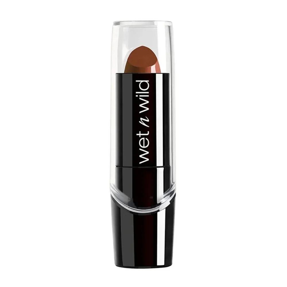 Wet n Wild Silk Finish Lipstick 534B Mink Brown New